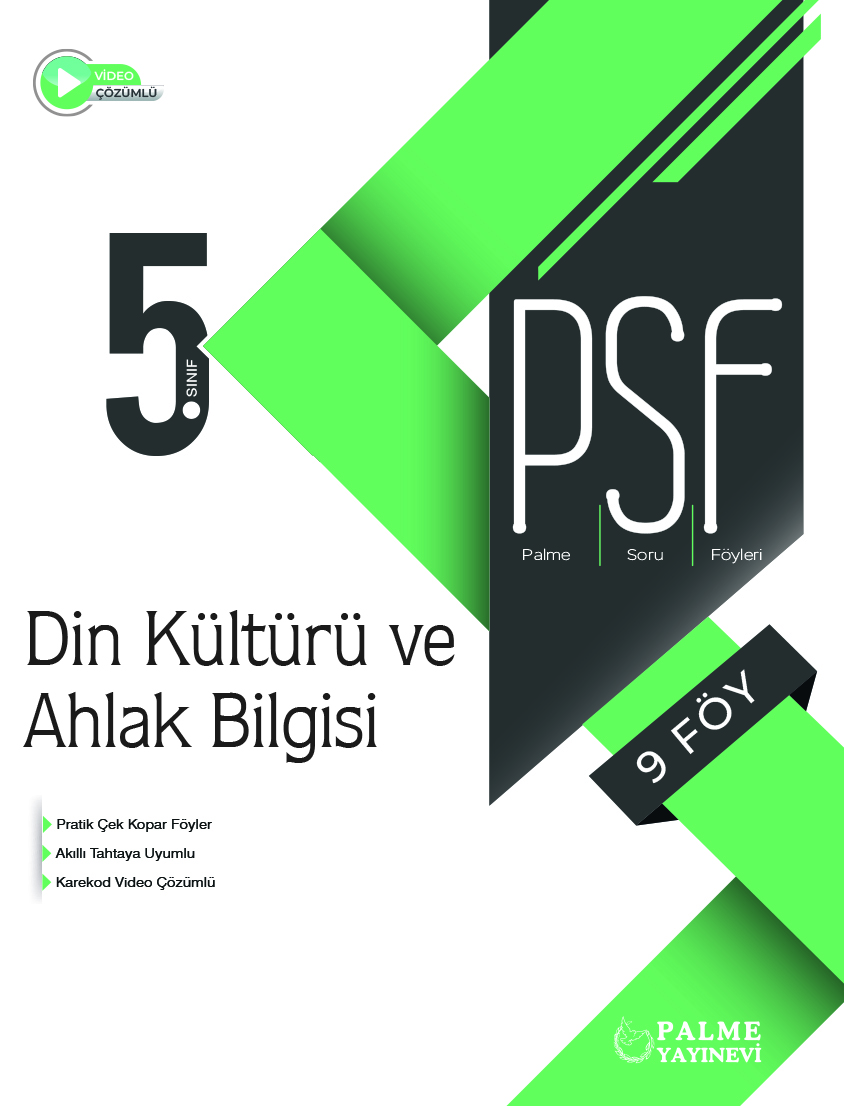 5. SINIF DİN KÜLTÜRÜ VE AHLAK BİLGİSİ PSF